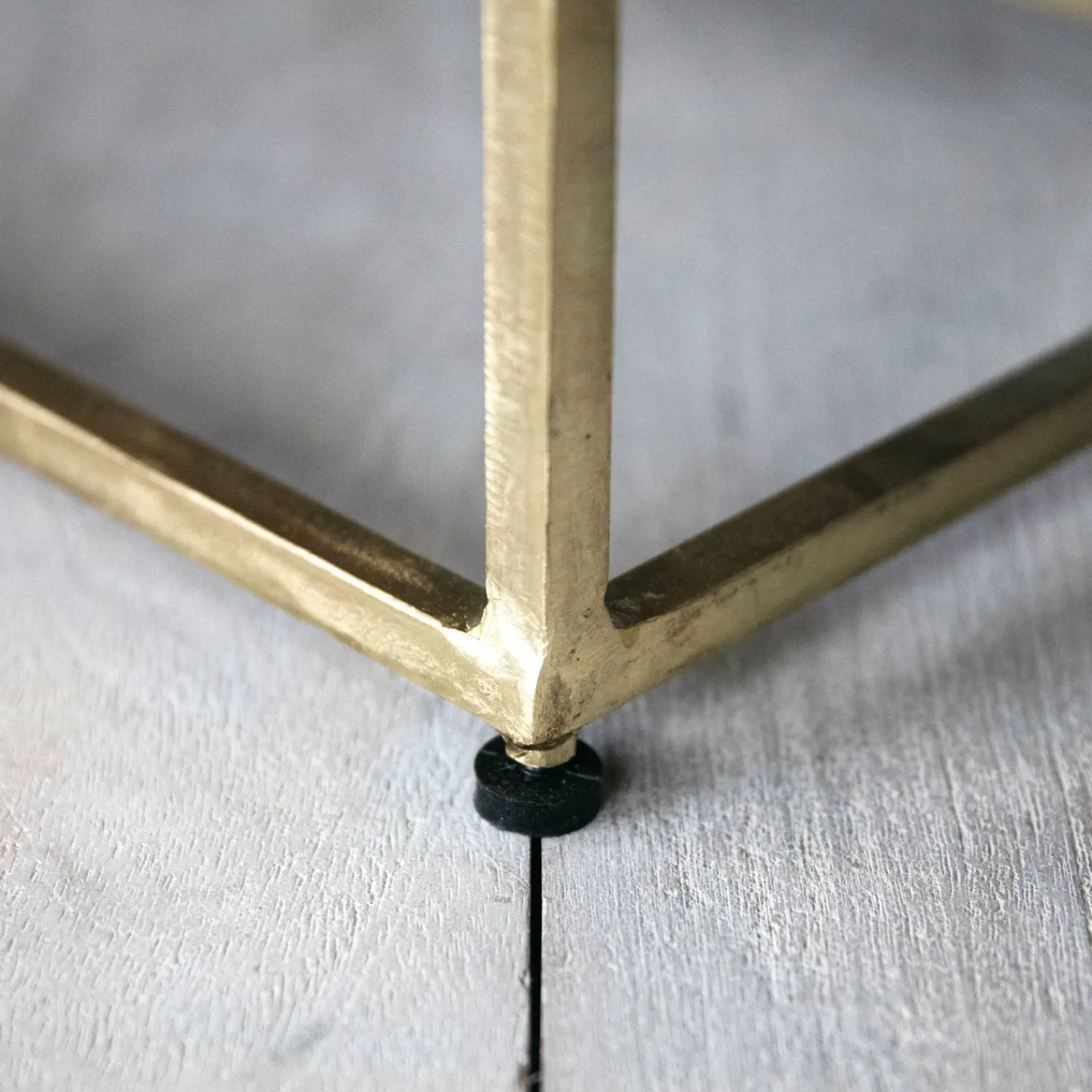 Graham & Green Umberto Brass Bedside Table