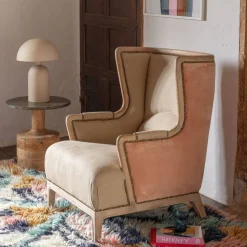 Graham & Green Valentin Rose Velvet Armchair