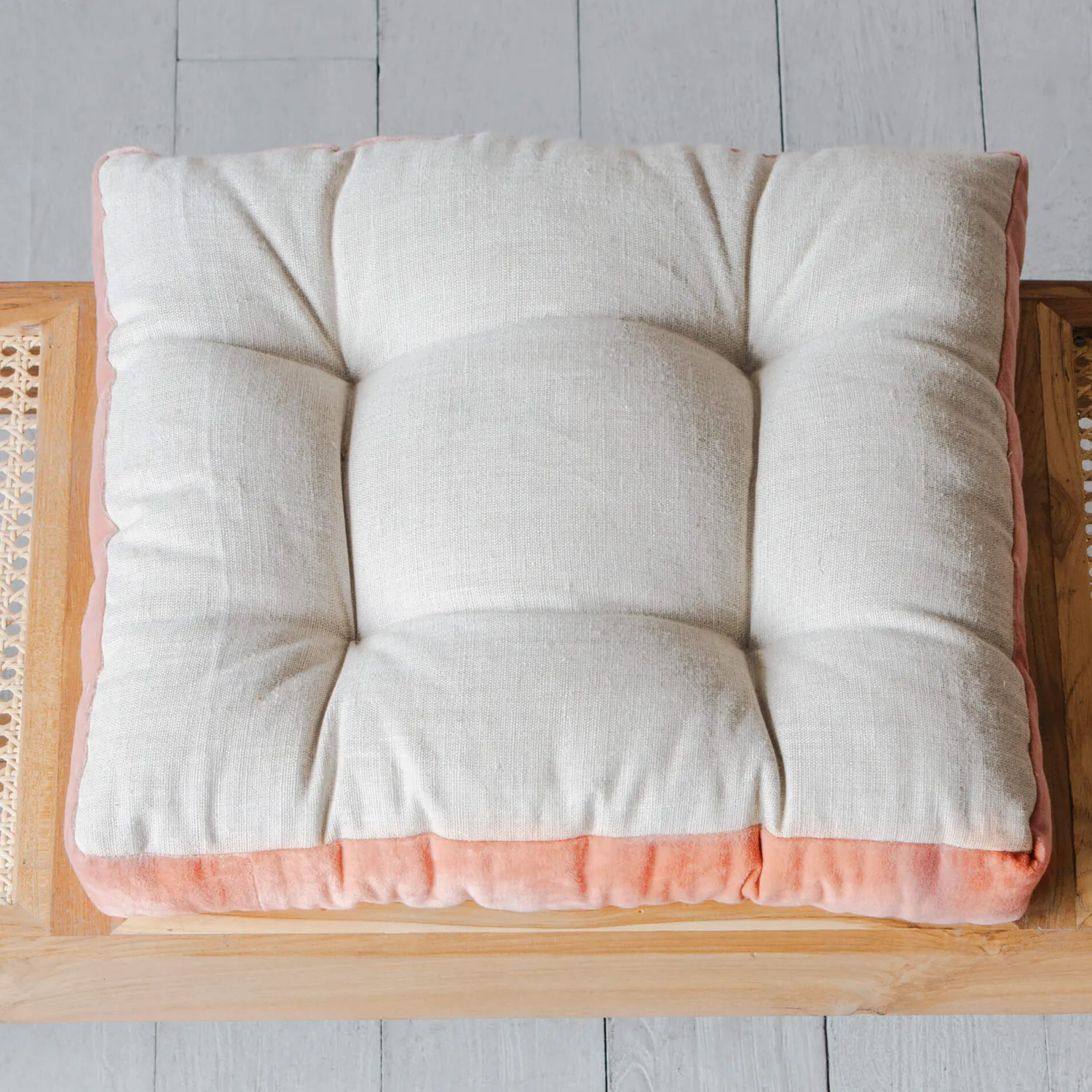 Graham & Green Velvet Border Seat Pads