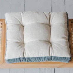 Graham & Green Velvet Border Seat Pads