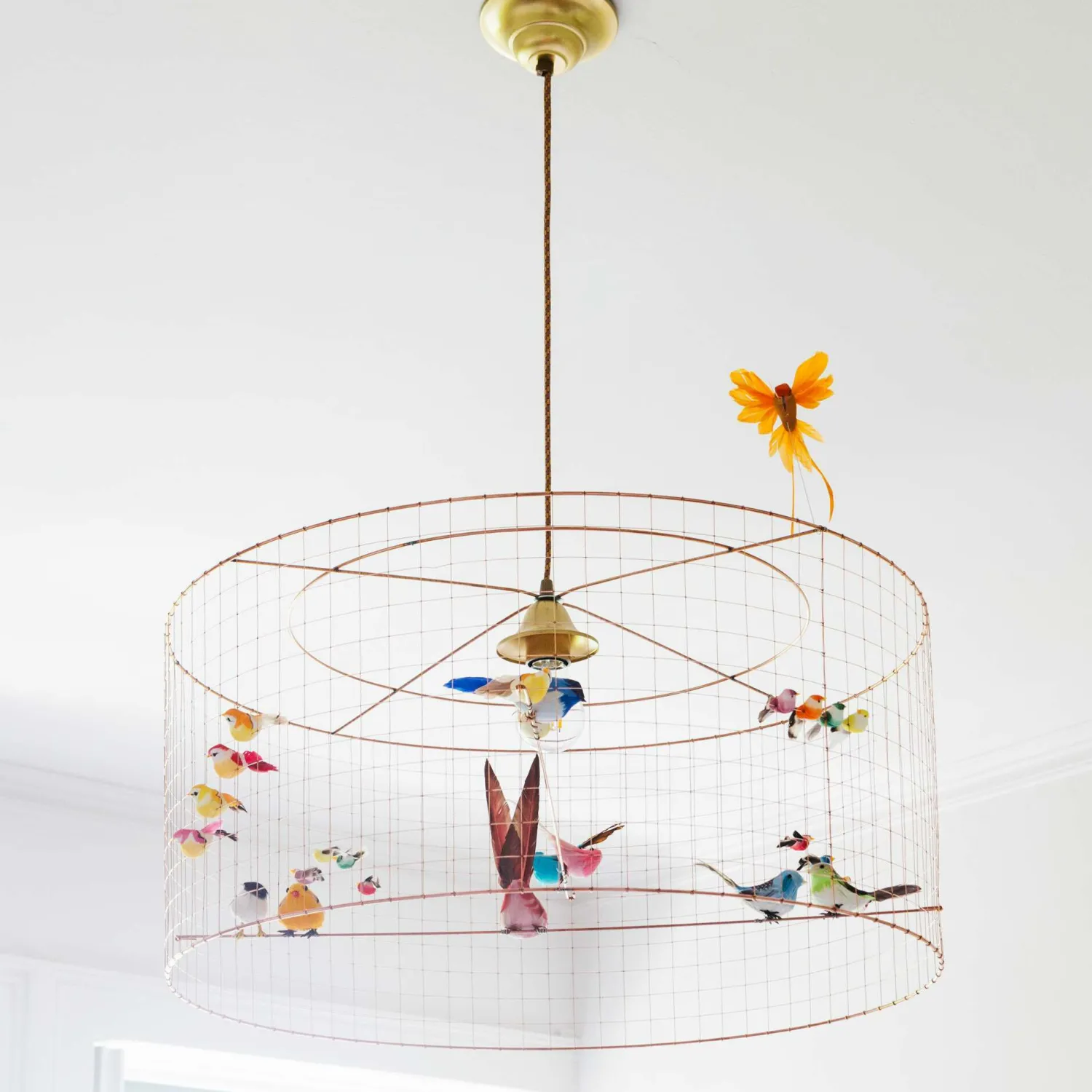 Graham & Green Voliéres Medium Bird Cage Pendant