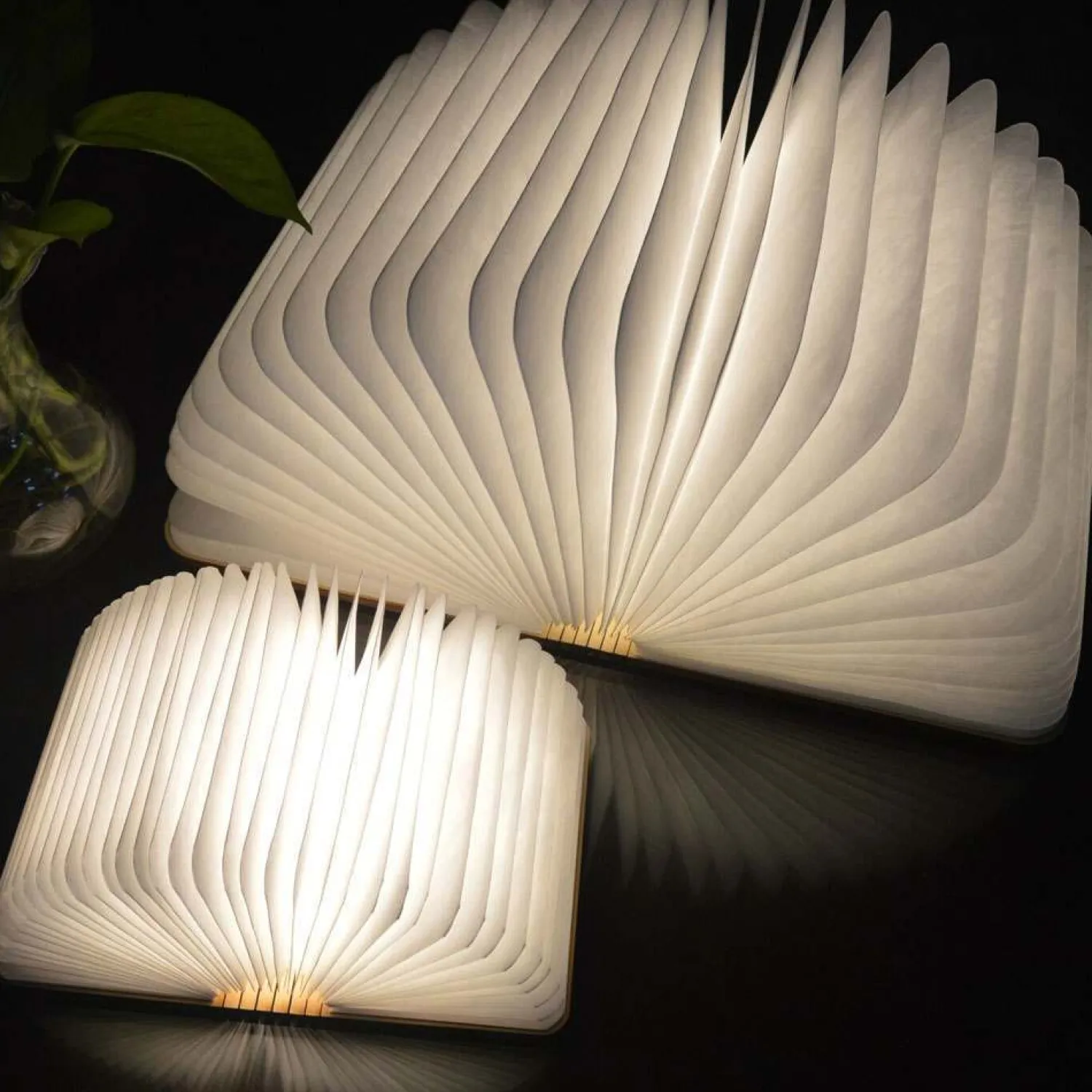 Graham & Green Walnut Smart Book Lights