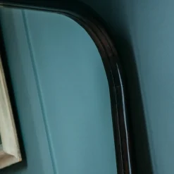 Graham & Green Walter Extra Large Dark Wood Mirror