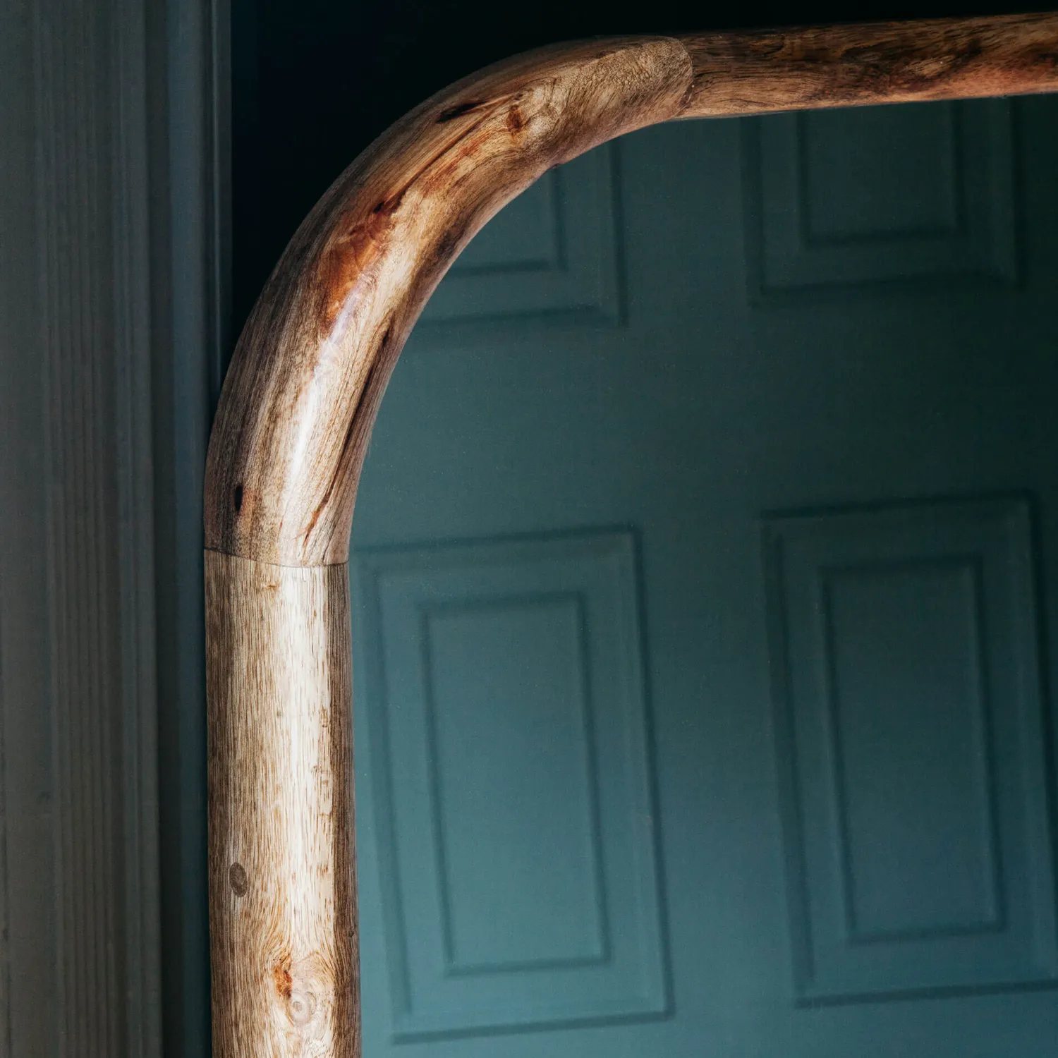 Graham & Green Walter Large Natural Wood Mirror