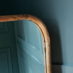 Graham & Green Walter Small Natural Wood Mirror