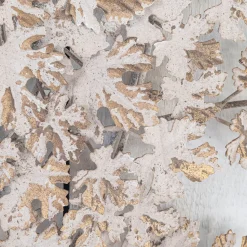 Graham & Green White and Gold Leaves Wall Light