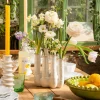 Graham & Green White Ceramic Multi-Stem Vase