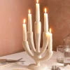 Graham & Green White Coral Candelabra