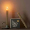 Graham & Green White Curved Handle Candle Holder