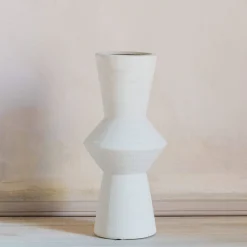 Graham & Green White Cyrus Vase