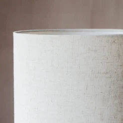 Graham & Green White Hex Lamp with Shade