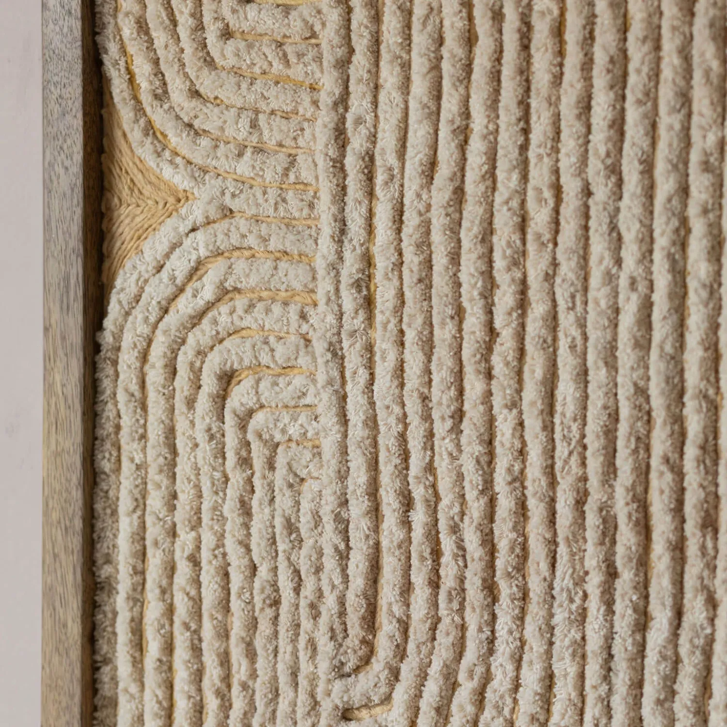 Graham & Green White Jute Wall Art