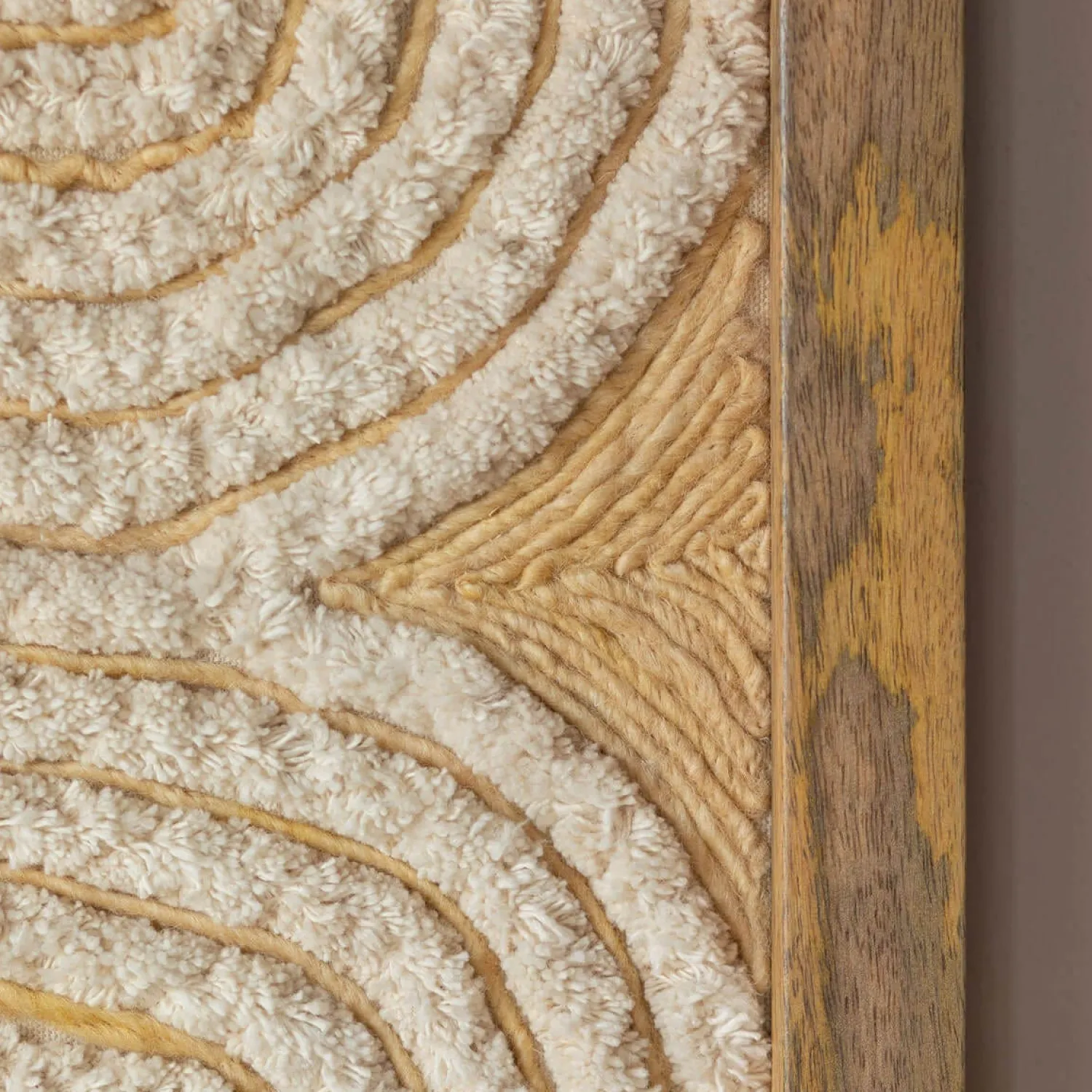 Graham & Green White Jute Wall Art