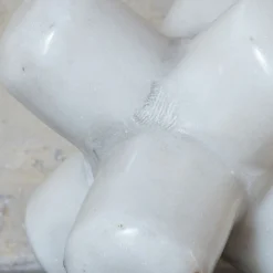 Graham & Green White Rounded Marble Jack
