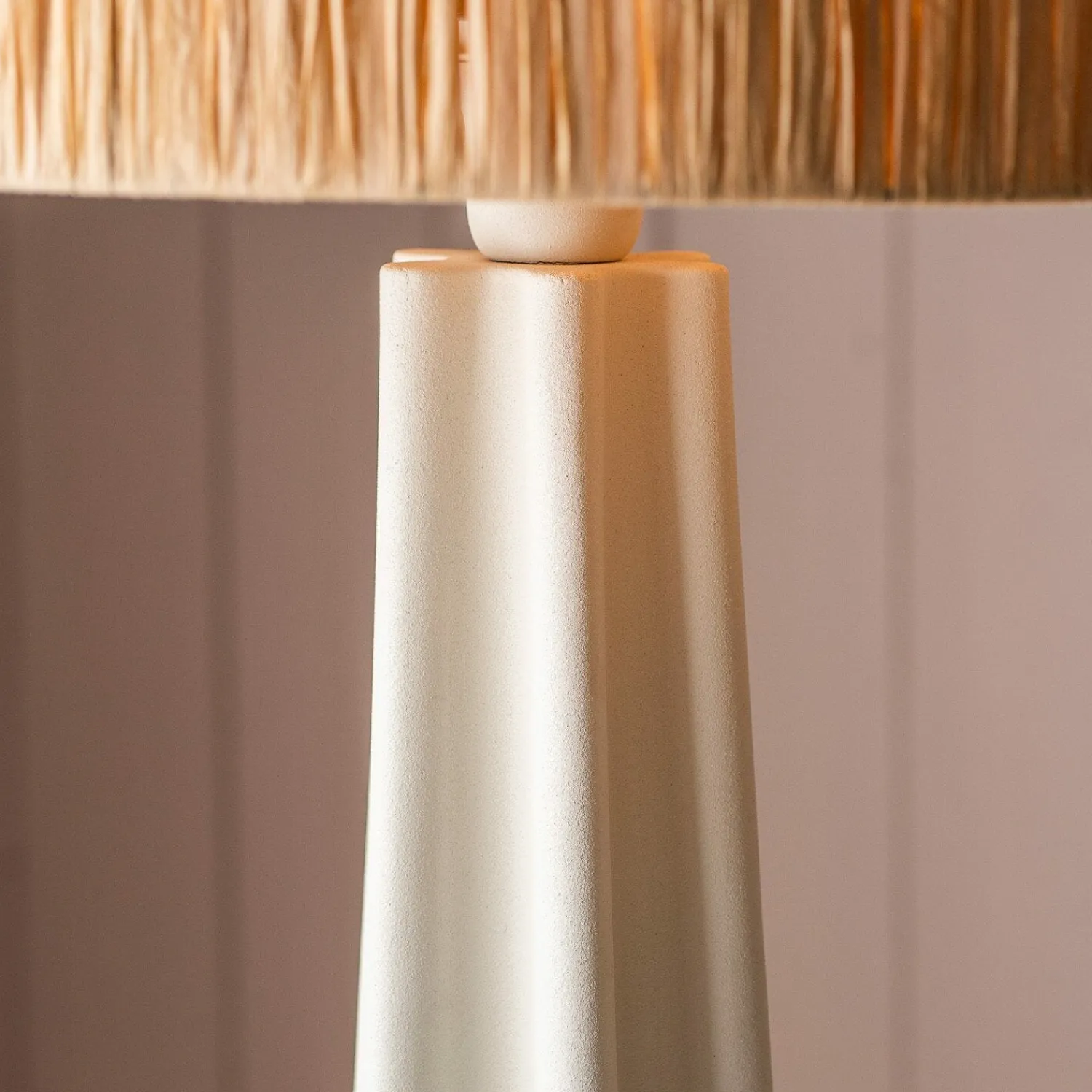 Graham & Green White Wave Floor Lamp