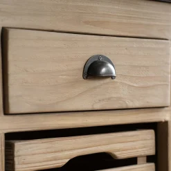 Graham & Green Whitewashed Hudson Kitchen Breakfast Bar