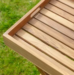 Graham & Green William Outdoor Wooden Tray Side Table