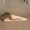 Graham & Green Wooden Forest Mouse Doorstop