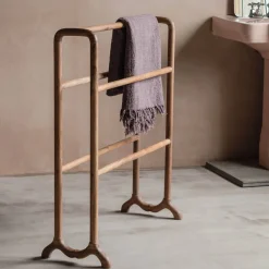 Graham & Green Wooden Towel Stand