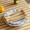 Graham & Green Yellow Candy Stripe Napkin