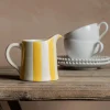 Graham & Green Yellow Stripe Creamer Jug
