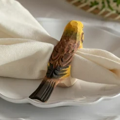 Graham & Green Yellowhammer Bird Napkin Ring