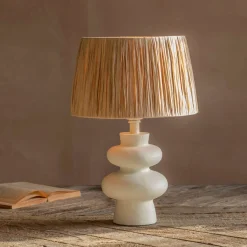 Graham & Green Zyla White Table Lamp