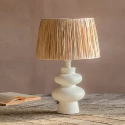 Graham & Green Zyla White Table Lamp
